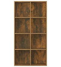 Bücherregal/Sideboard Räuchereiche 66×30×130 cm Holzwerkstoff