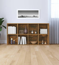Bücherregal/Sideboard Räuchereiche 66×30×130 cm Holzwerkstoff