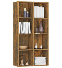 Bücherregal/Sideboard Räuchereiche 66×30×130 cm Holzwerkstoff
