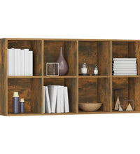 Bücherregal/Sideboard Räuchereiche 66×30×130 cm Holzwerkstoff