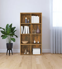 Bücherregal/Sideboard Räuchereiche 66×30×130 cm Holzwerkstoff