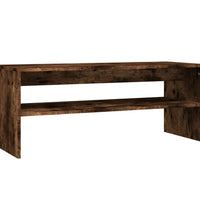 Couchtisch Räuchereiche 100x40x40 cm Holzwerkstoff