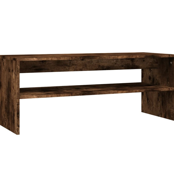 Couchtisch Räuchereiche 100x40x40 cm Holzwerkstoff