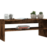 Couchtisch Räuchereiche 100x40x40 cm Holzwerkstoff