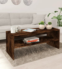 Couchtisch Räuchereiche 100x40x40 cm Holzwerkstoff