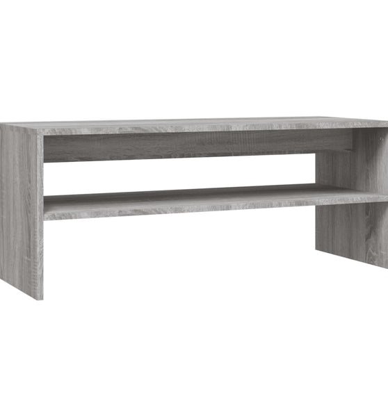 Couchtisch Grau Sonoma 100x40x40 cm Holzwerkstoff