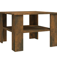 Couchtisch Räuchereiche 60x60x42 cm Holzwerkstoff