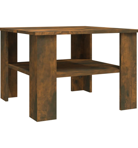 Couchtisch Räuchereiche 60x60x42 cm Holzwerkstoff