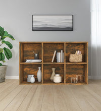 Bücherregal/Sideboard Räuchereiche 66x30x98 cm Holzwerkstoff