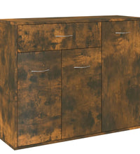 Sideboard Räuchereiche 88x30x70 cm Holzwerkstoff