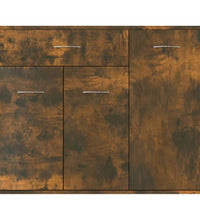 Sideboard Räuchereiche 88x30x70 cm Holzwerkstoff