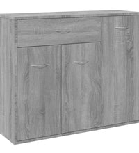 Sideboard Grau Sonoma 88x30x70 cm Holzwerkstoff