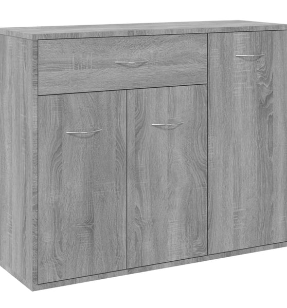 Sideboard Grau Sonoma 88x30x70 cm Holzwerkstoff