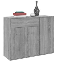 Sideboard Grau Sonoma 88x30x70 cm Holzwerkstoff