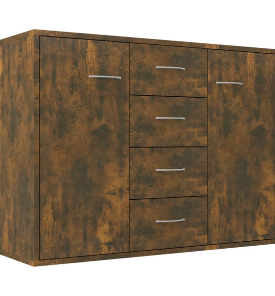 Sideboard Räuchereiche 88x30x65 cm Holzwerkstoff
