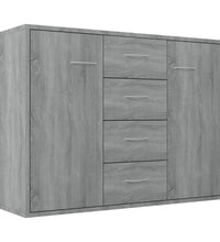 Sideboard Grau Sonoma 88x30x65 cm Holzwerkstoff