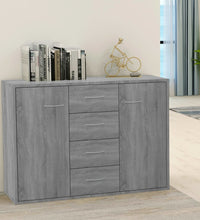 Sideboard Grau Sonoma 88x30x65 cm Holzwerkstoff