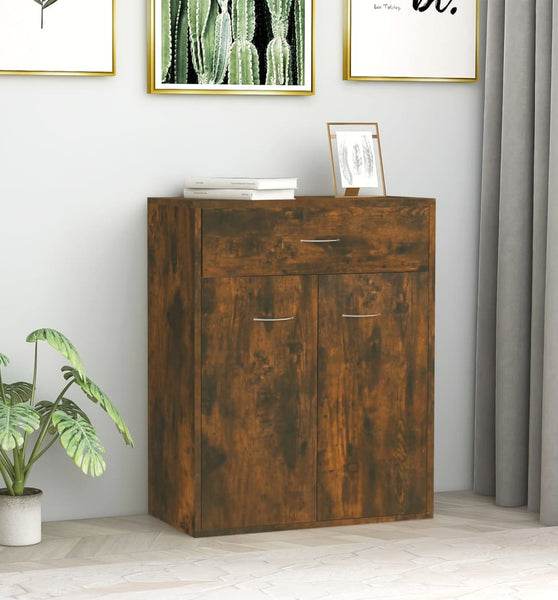 Sideboard Räuchereiche 60x30x75 cm Holzwerkstoff