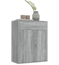 Sideboard Grau Sonoma 60x30x75 cm Holzwerkstoff