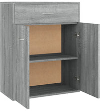 Sideboard Grau Sonoma 60x30x75 cm Holzwerkstoff