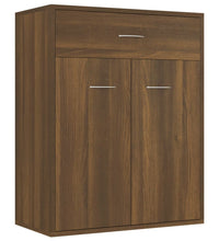 Sideboard Braun Eichen-Optik 60x30x75 cm Holzwerkstoff
