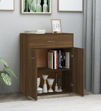 Sideboard Braun Eichen-Optik 60x30x75 cm Holzwerkstoff