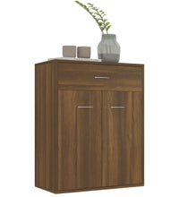 Sideboard Braun Eichen-Optik 60x30x75 cm Holzwerkstoff