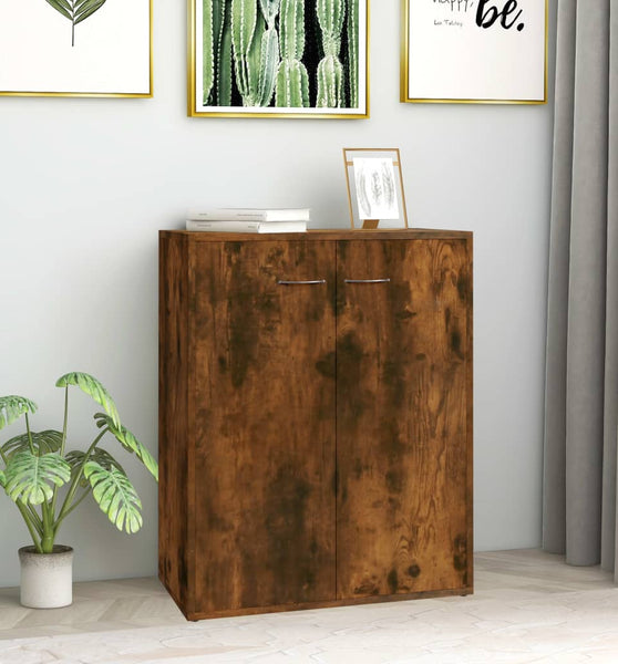 Sideboard Räuchereiche 60x30x75 cm Holzwerkstoff