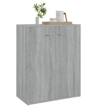 Sideboard Grau Sonoma 60x30x75 cm Holzwerkstoff