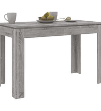 Esstisch Grau Sonoma 120x60x76 cm Holzwerkstoff