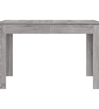 Esstisch Grau Sonoma 120x60x76 cm Holzwerkstoff