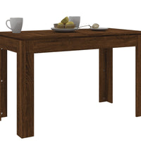 Esstisch Braun Eichen-Optik 120x60x76 cm Holzwerkstoff