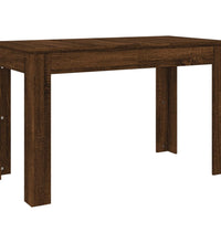 Esstisch Braun Eichen-Optik 120x60x76 cm Holzwerkstoff