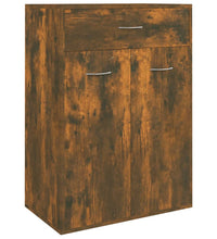 Schuhschrank Räuchereiche 60x35x84 cm Holzwerkstoff