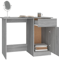 Schreibtisch Grau Sonoma 100x50x76 cm Holzwerkstoff