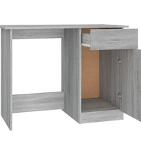 Schreibtisch Grau Sonoma 100x50x76 cm Holzwerkstoff