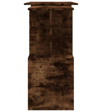 Eckschreibtisch Räuchereiche 200x50x76 cm Holzwerkstoff