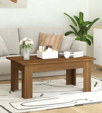 Couchtisch Braun Eichen-Optik 100x60x42 cm Holzwerkstoff