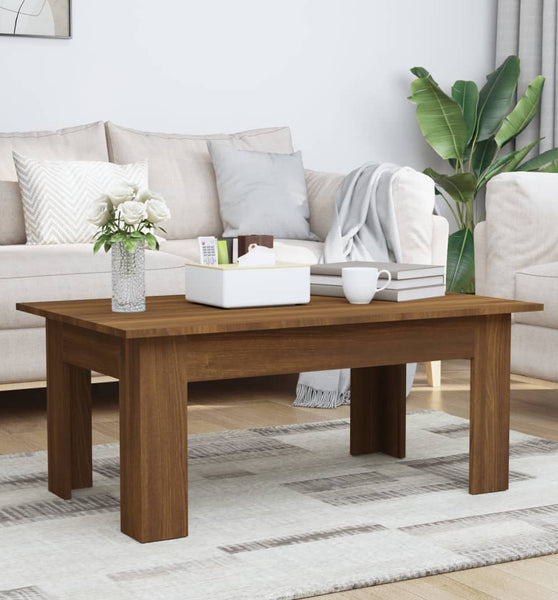 Couchtisch Braun Eichen-Optik 100x60x42 cm Holzwerkstoff