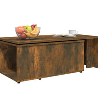 Couchtisch Räuchereiche 150x50x35 cm Holzwerkstoff