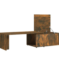 Couchtisch Räuchereiche 150x50x35 cm Holzwerkstoff