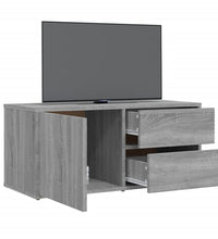 TV-Schrank Grau Sonoma 80x34x36 cm Holzwerkstoff