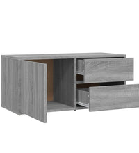 TV-Schrank Grau Sonoma 80x34x36 cm Holzwerkstoff