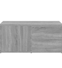 TV-Schrank Grau Sonoma 80x34x36 cm Holzwerkstoff