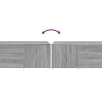 TV-Schrank Grau Sonoma 80x34x36 cm Holzwerkstoff