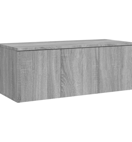 TV-Schrank Grau Sonoma 80x34x30 cm Holzwerkstoff