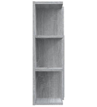 Bad-Spiegelschrank Grau Sonoma 80x20,5x64 cm Holzwerkstoff