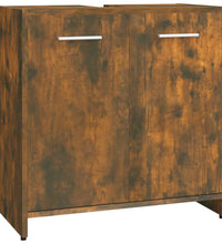 Badschrank Räuchereiche 60x33x60 cm Holzwerkstoff