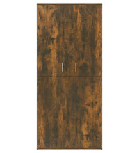 Schuhschrank Räuchereiche 80x39x178 cm Holzwerkstoff