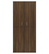 Schuhschrank Braun Eichen-Optik 80x39x178 cm Holzwerkstoff